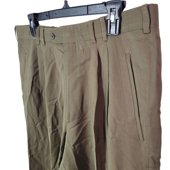 Keith Moon Mens Size 35 Tan Solid Chino Pants - Picture 6 of 9